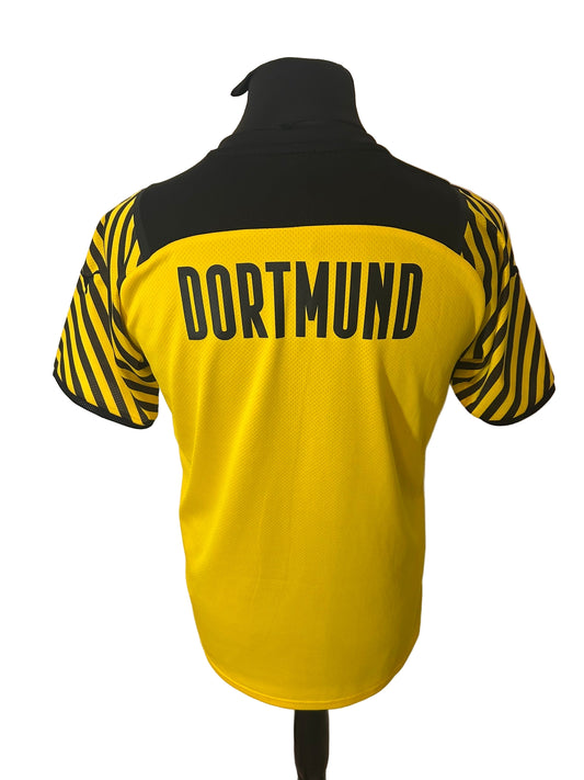 Borussia Dortmund 2021-22 home football shirt, Puma, medium, yellow and black, back