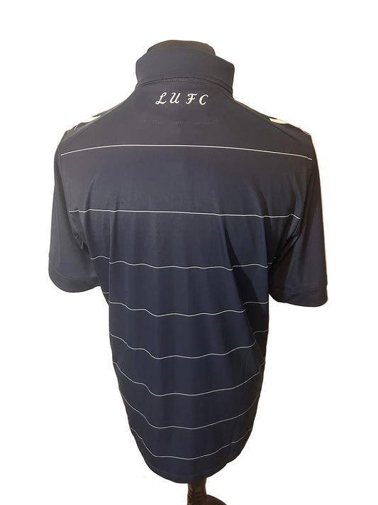 Leeds united 2014-15 away football shirt, Macron, large, navy, back