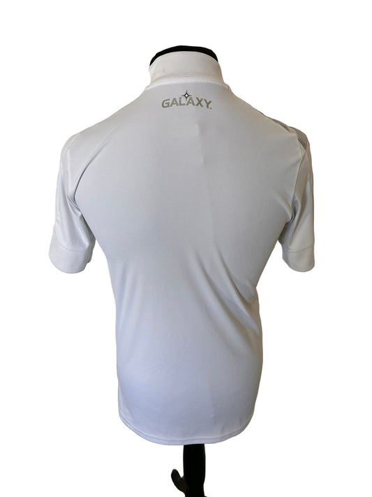 LA Galaxy 2020 home football shirt, Adidas, small, white, back