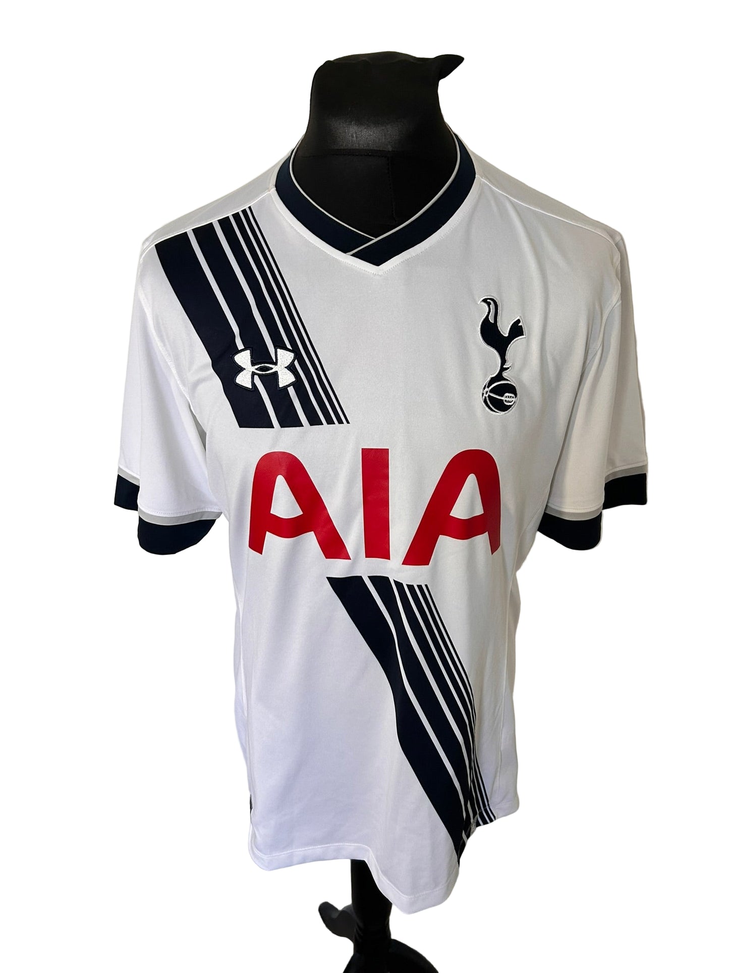 Tottenham Hotspur 2015-16 home football shirt, Harry Kane, Under Armour, large, white, front