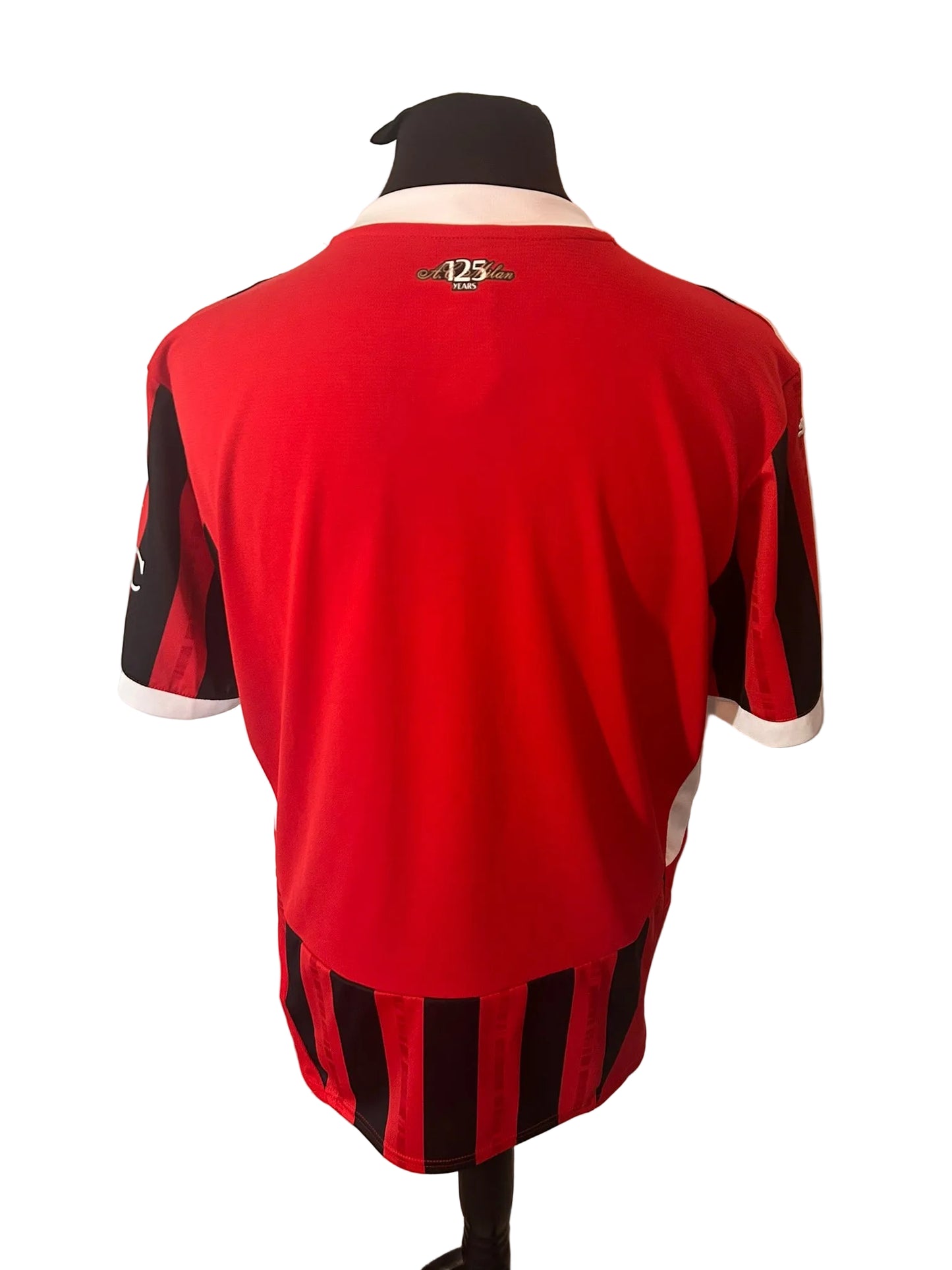 AC Milan 2024-25 home football shirt, red and black, Extra Large, XL, Puma, back
