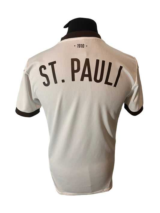 St Pauli 2024-25 away football shirt, Puma, small, white, back