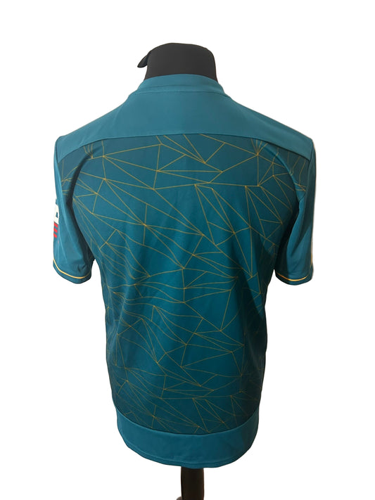 Wolverhampton Wanderers Wolves 2022-23 away football shirt, Castore, medium, teal, back