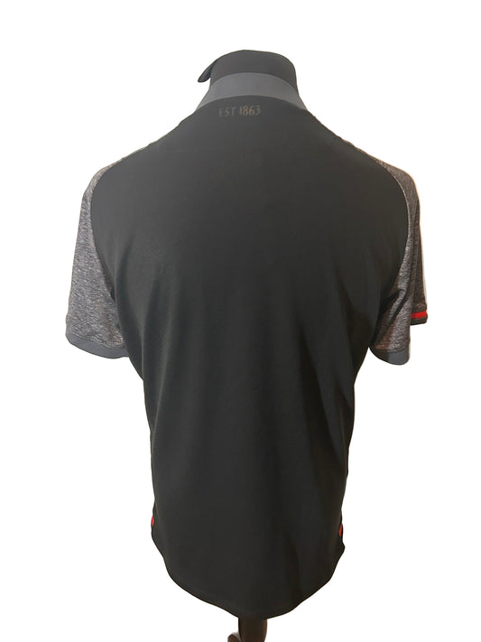 Stoke CIty 2019-20 away football shirt, Macron, extra large, XL, black, back