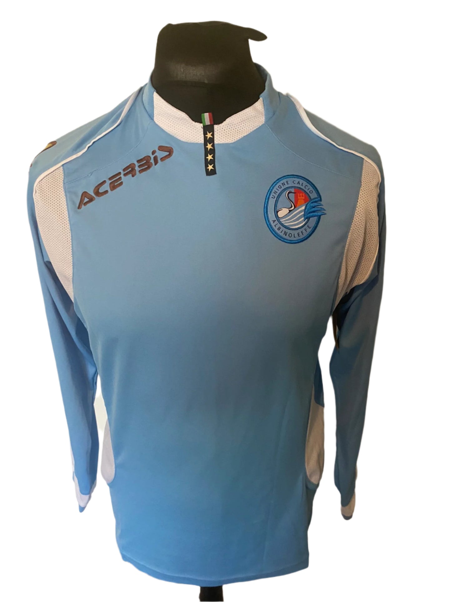 AlbinoLeffe 2008-10 Home Football Shirt Medium LONG SLEEVES Acerbis