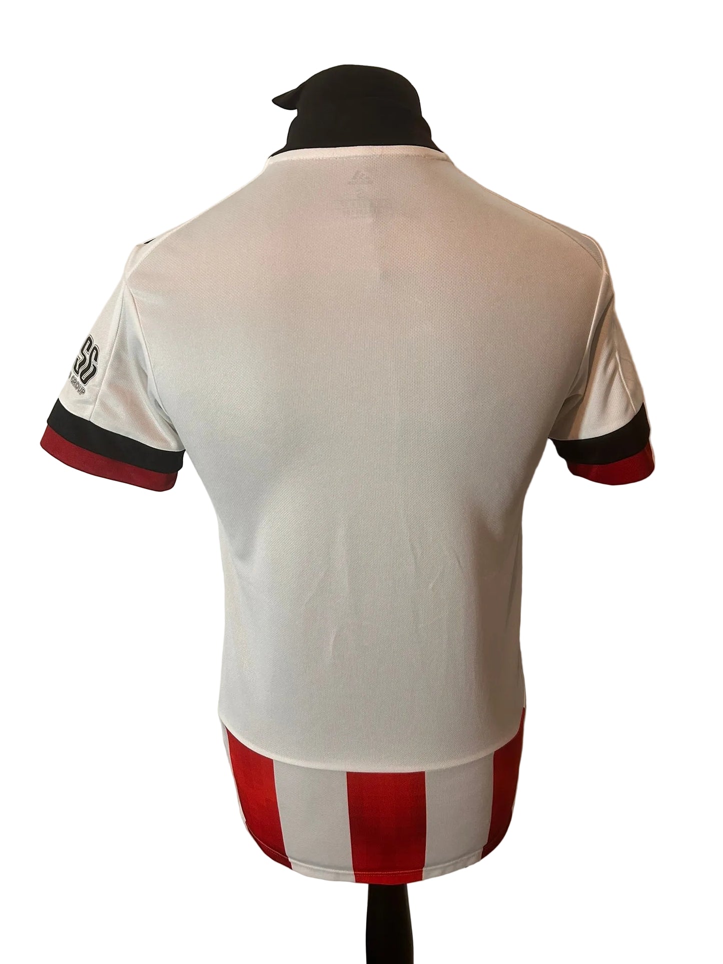 Sheffield United 2020-21 home football shirt, red and white, small, Adidas, back