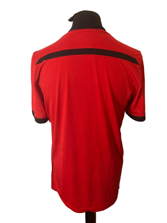 Southampton 2018-19 home football shirt, red and white, Large, Under Armour, back