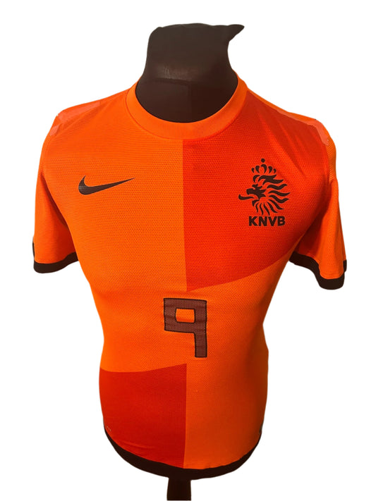 Netherlands Robin Van Persie 2012-13 PLAYER ISSUE Home Football Shirt Small Nike