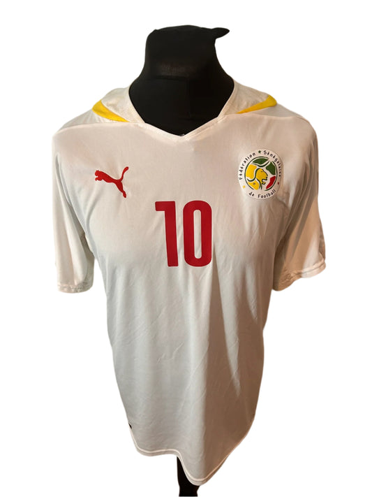 Senegal Sadio Mane 2014-15 Home Football Shirt Large Puma