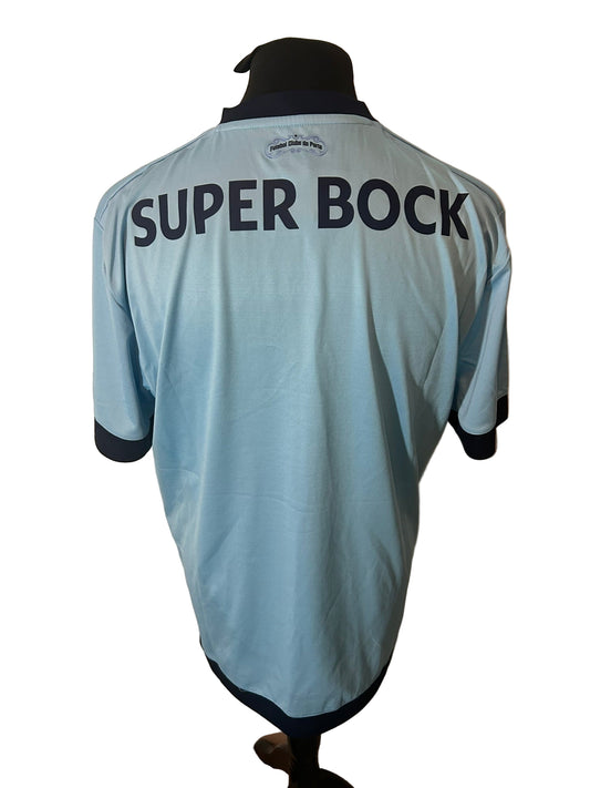 Porto 2017-18 third football shirt, New Balance, extra large, XL, blue, back