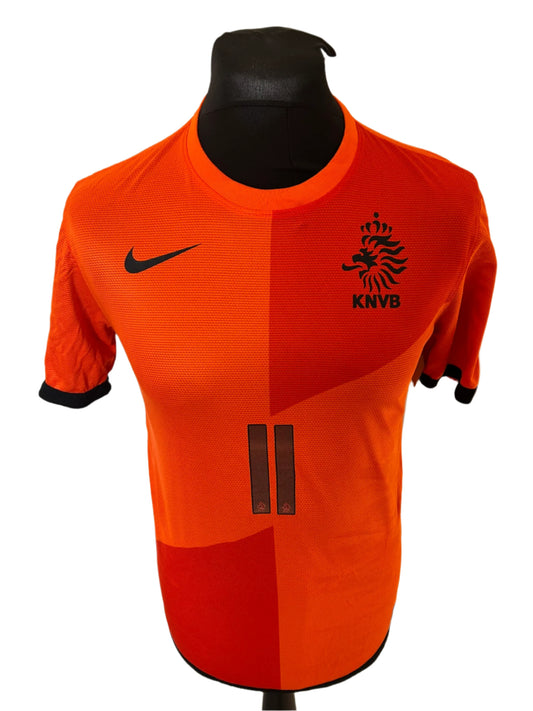 Netherlands Arjen Robben 2012-13 Home Football Shirt Small Nike