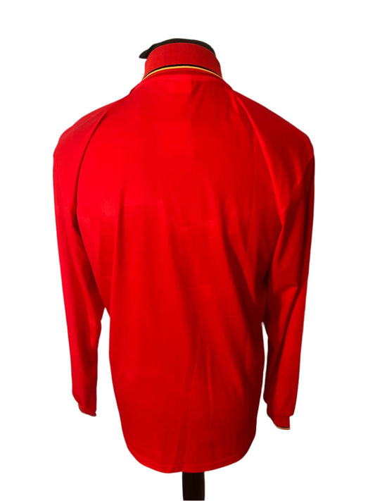 Belgium 1992-94 Home Football Shirt Large LONG SLEEVES Diadora