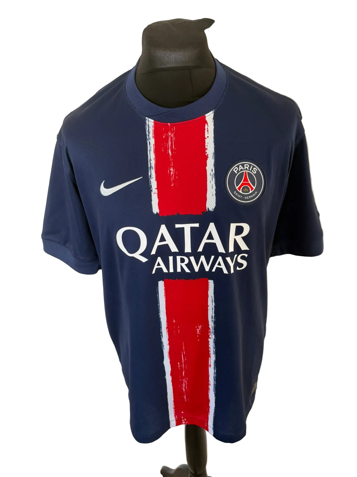 PSG, Paris Saint Germain 2024-25 home football shirt, navy, Extra Large, XL, Nike, Ousmane Dembele, front