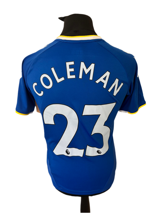 Everton Seamus Coleman 2021-22 Home Football Shirt Small Hummel
