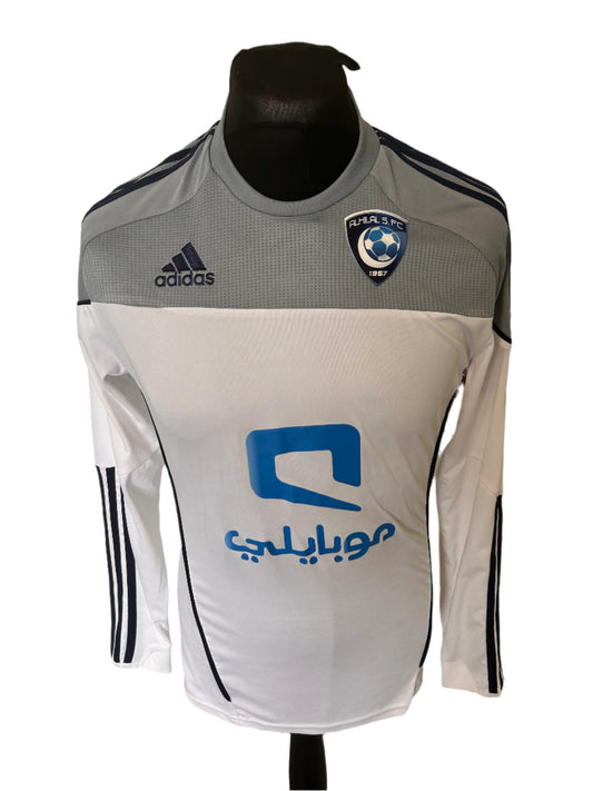 Al Hilal 2010-11 Away Football Shirt LONG SLEEVES Small Adidas