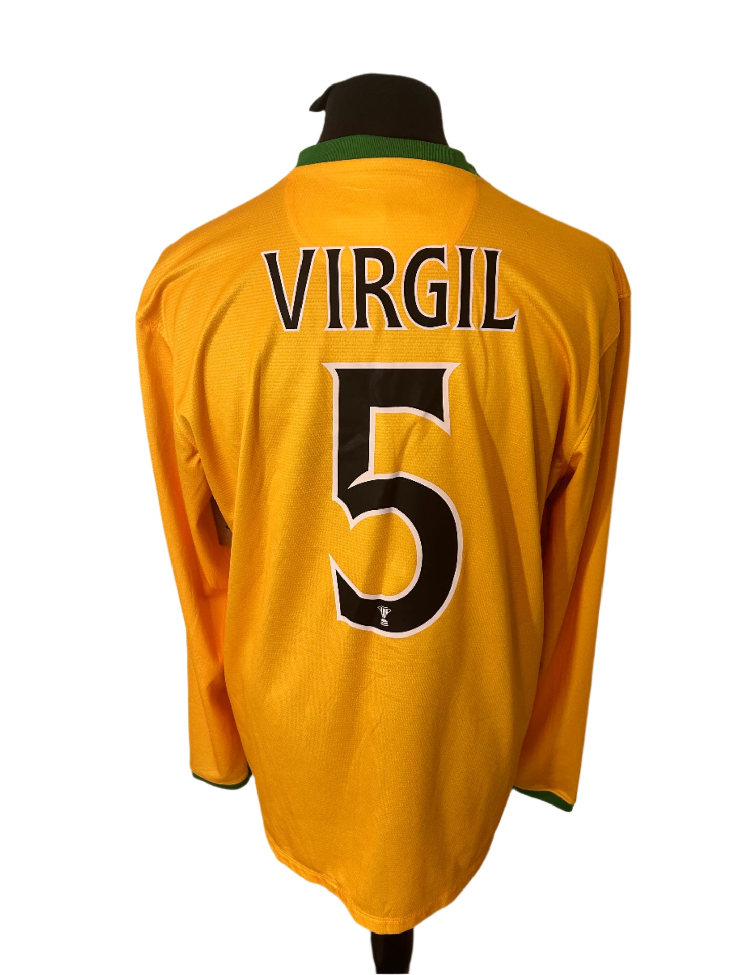 Celtic Virgil Van Dijk 2013-14 Away Shirt Extra Large XL LONG SLEEVES Nike