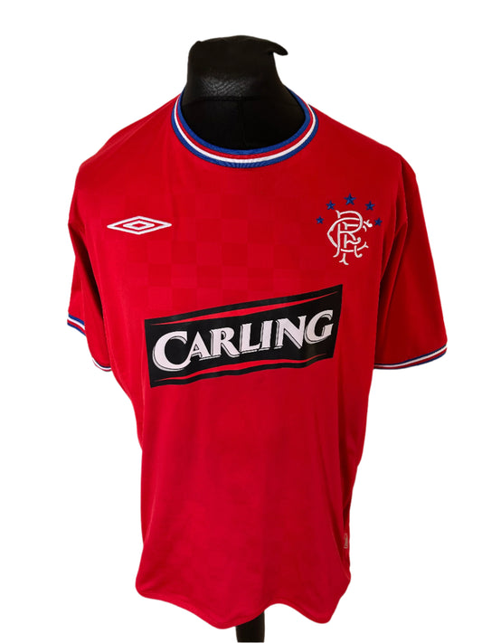 Rangers 2009-10 Away Football Shirt Extra Large XL Umbro