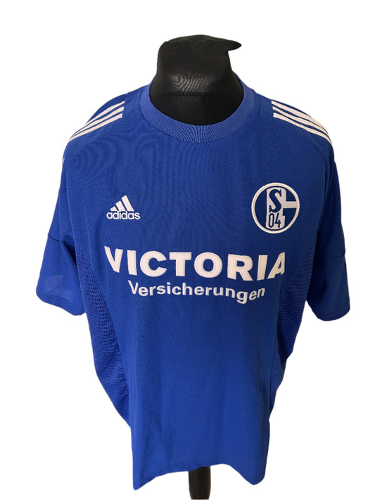 Schalke 2002-04 Home Football Shirt Extra Large XL Adidas