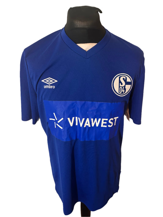 Schalke 2021-22 Home Football Shirt Extra Large XL Umbro