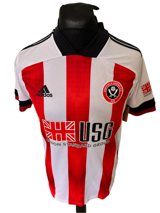 Sheffield United 2020-21 Home Football Shirt Small Adidas