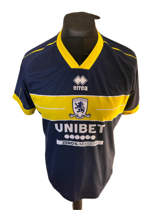 Middlesbrough 2023-24 Away Football Shirt Medium Errea