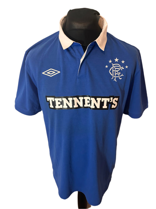 Rangers 2010-11 Home Football Shirt Extra Large XL Umbro
