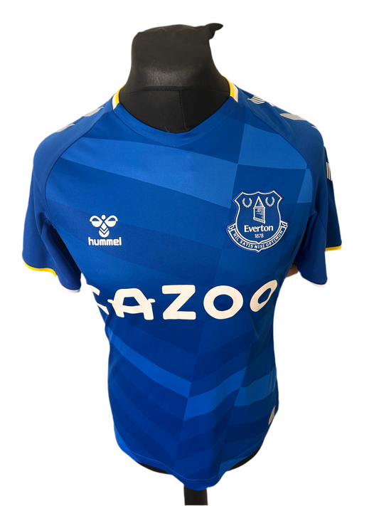 Everton Seamus Coleman 2021-22 Home Football Shirt Small Hummel