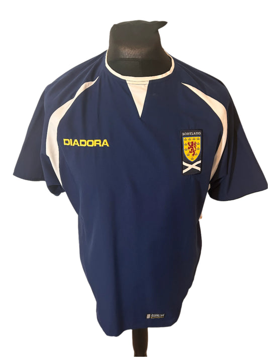 Scotland 2003-05 Home Football Shirt Small Diadora