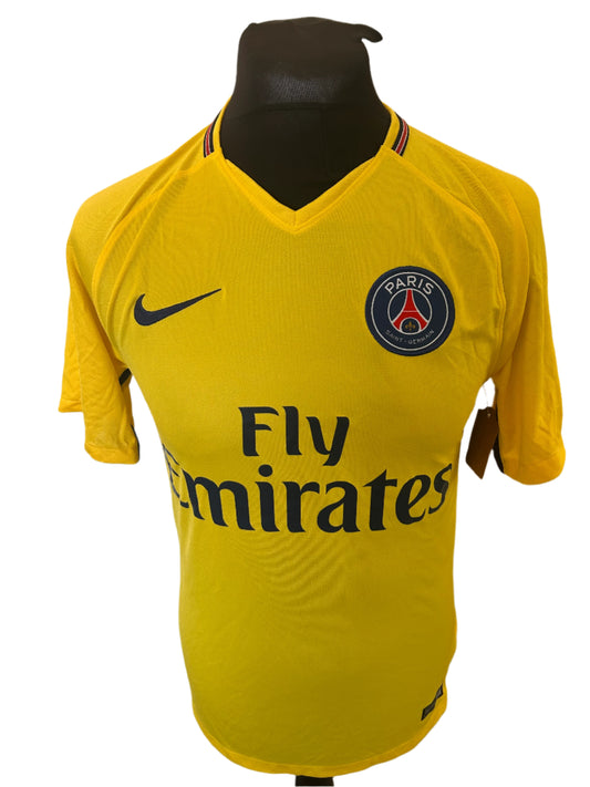 Paris Saint Germain PSG 2017-18 Away Football Shirt Small Nike