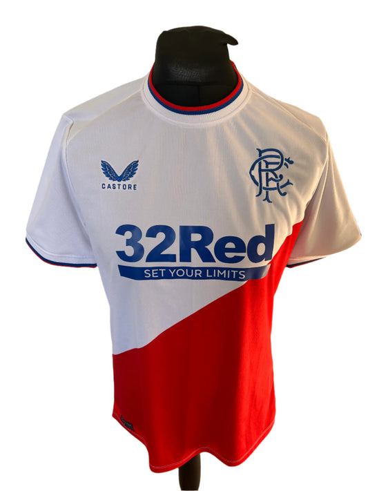 Rangers 2022-23 Away Football Shirt Large Castore