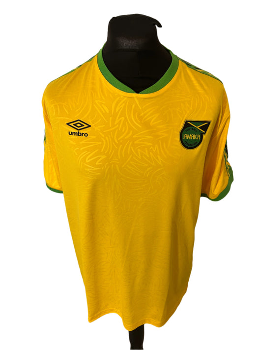 Jamaica 2018-19 Home Football Shirt Large Umbro
