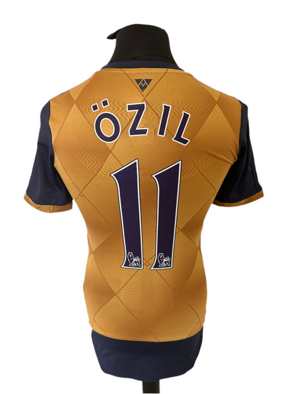 Arsenal Mesut Ozil 2015-16 Away Football Shirt PLAYER ISSUE Small Puma