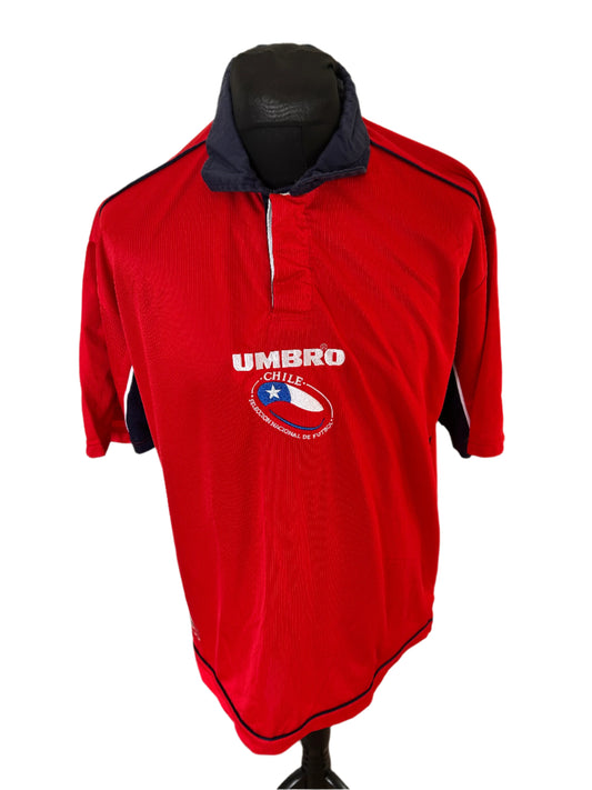 Chile 2000-01 Home Football Shirt Extra Large XL Umbro