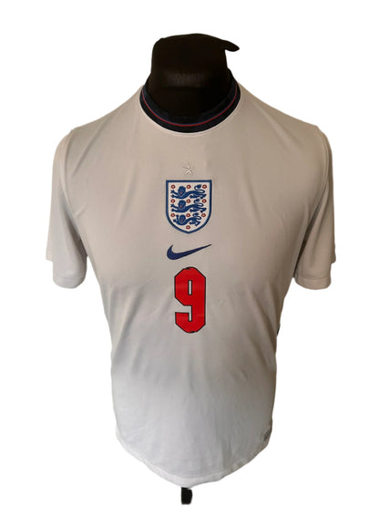 England Harry Kane 2020-21 Home Football Shirt Medium Nike