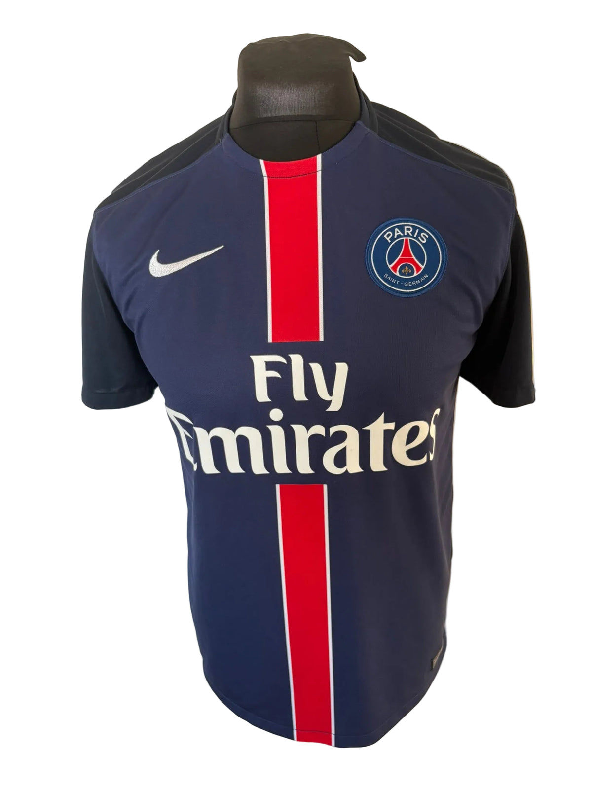 PSG, Paris Saint Germain 2015-16 home football shirt, navy, medium, Nike, Zlatan Ibrahimovic, front