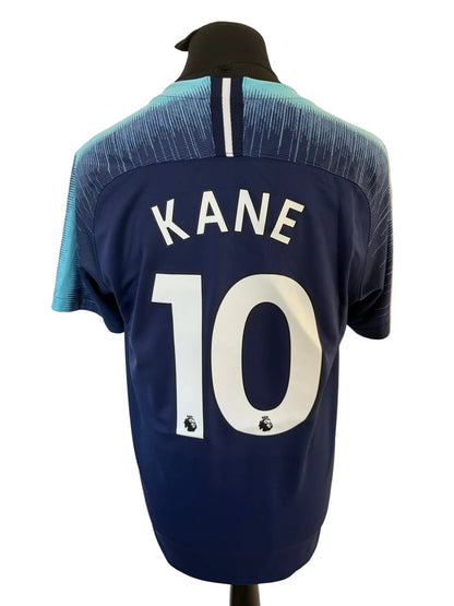 Tottenham Hotspur 2018-19 away football shirt, navy, Large, Nike, Harry Kane, back