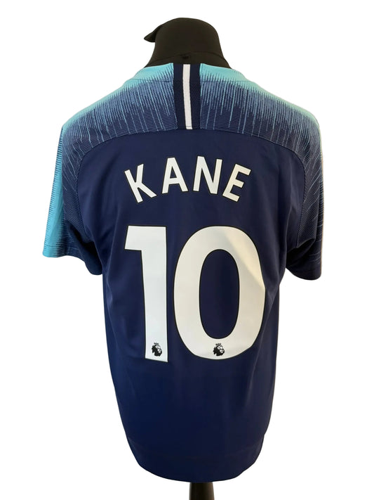 Tottenham Hotspur 2018-19 away football shirt, navy, Large, Nike, Harry Kane, back