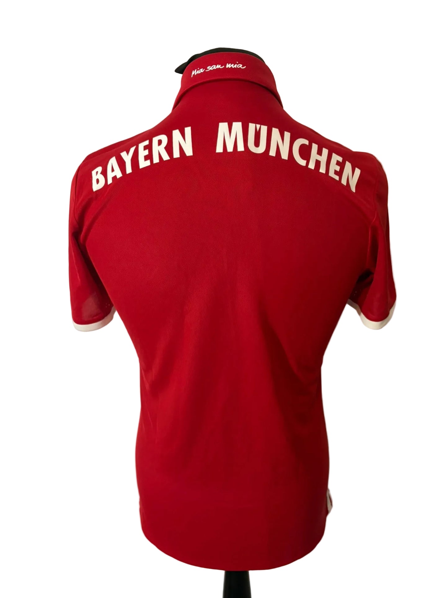 Bayern Munich 2016-17 home football shirt, red, small, Adidas, back