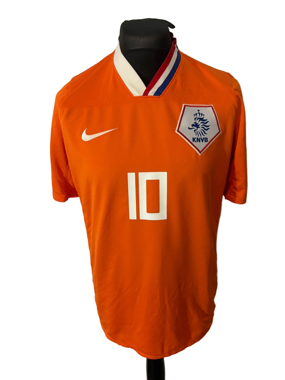 Netherlands 2008-10 home football shirt, orange, Large, Nike, Wesley Sneijder, front