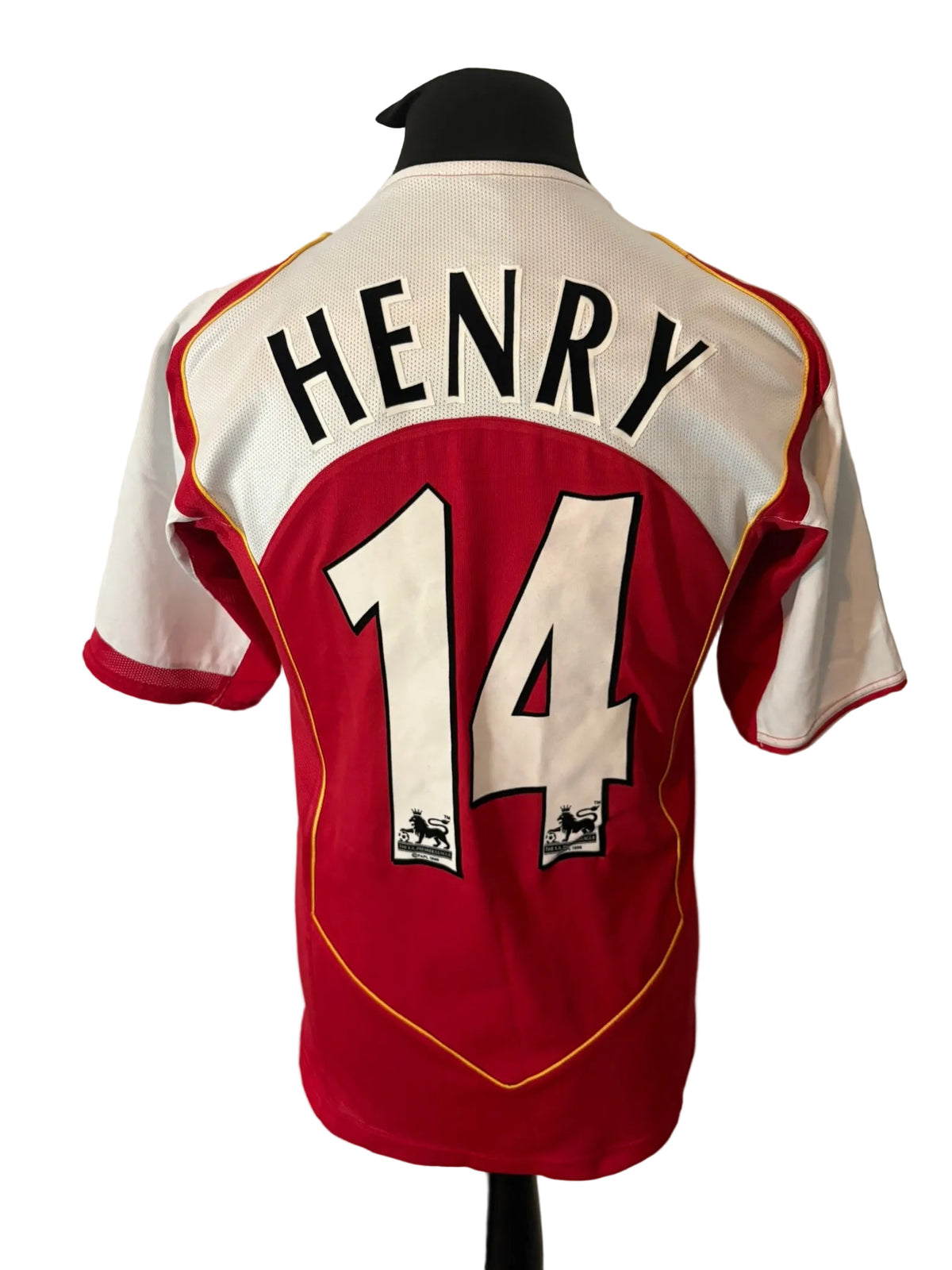 Arsenal 2004-05 home football shirt, red, small, Nike, Thierry Henry, back