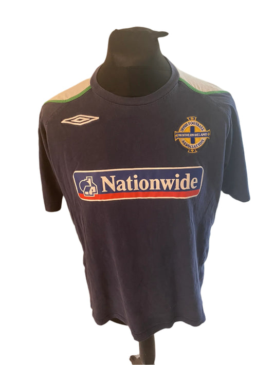 Northern Ireland 2008-09 Training Football T-Shirt Extra Large XL Umbro