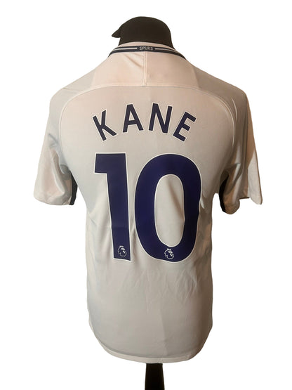 Tottenham Hotspur 2017-18 home football shirt, Nike, small, white, Harry Kane, back