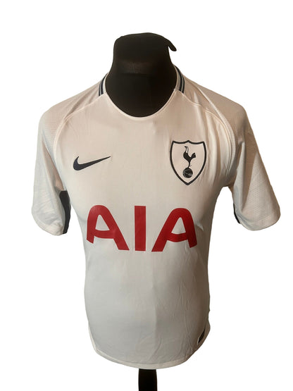 Tottenham Hotspur 2017-18 home football shirt, Nike, small, white, Harry Kane, front