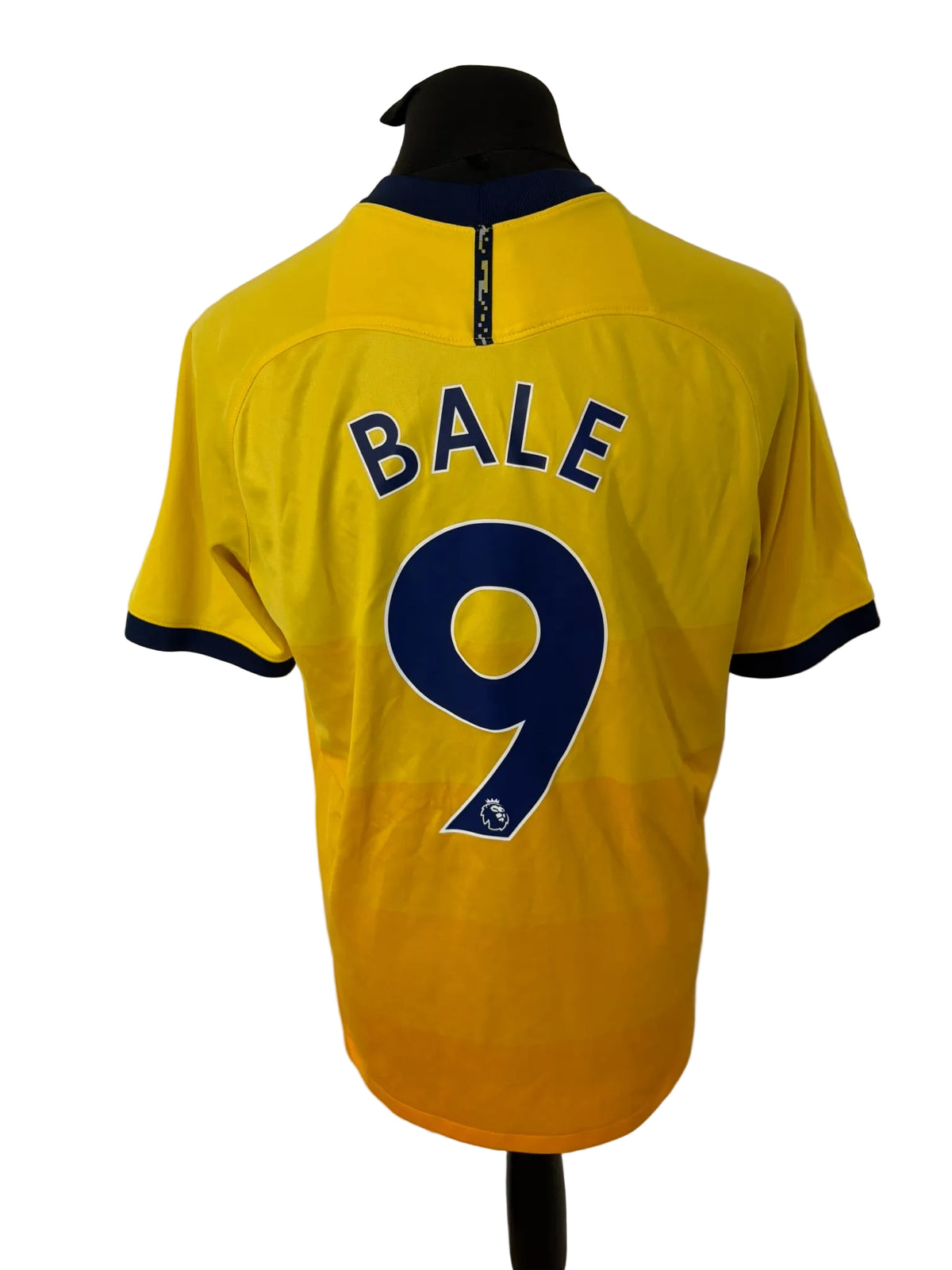 Tottenham Hotspur 2020-21 third football shirt, yellow, Large, Nike, Gareth Bale, back