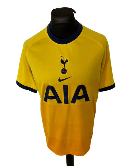 Tottenham Hotspur 2020-21 third football shirt, yellow, Large, Nike, Gareth Bale, front