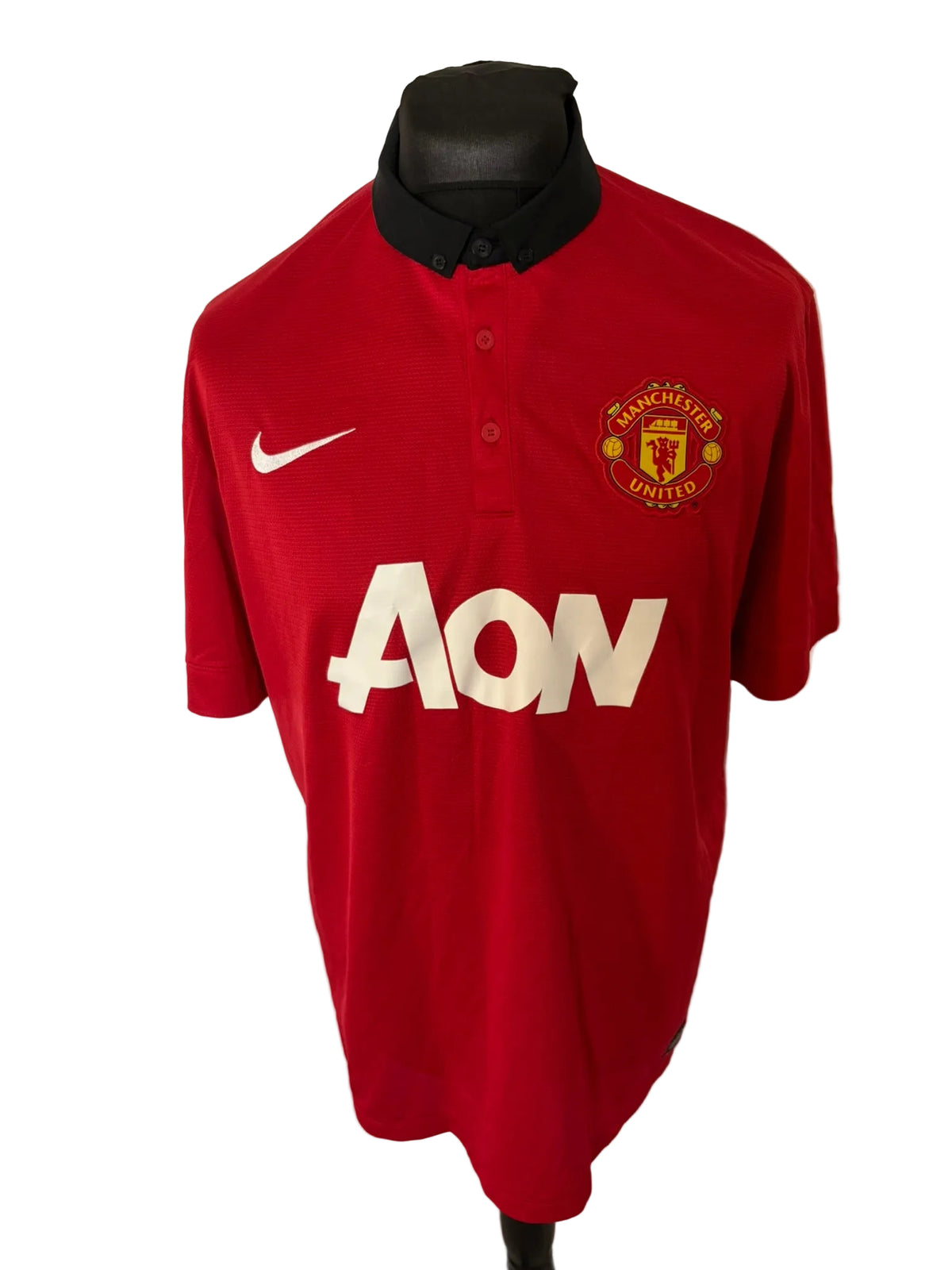 Manchester United 2013-14 home football shirt, red, Extra Large, XL, Nike, Wayne Rooney, front