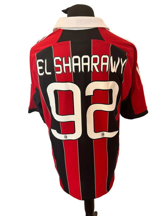 AC Milan 2012-13 home football shirt, red and black, Extra Large, XL, Adidas, Stephan El Shaarawy, back