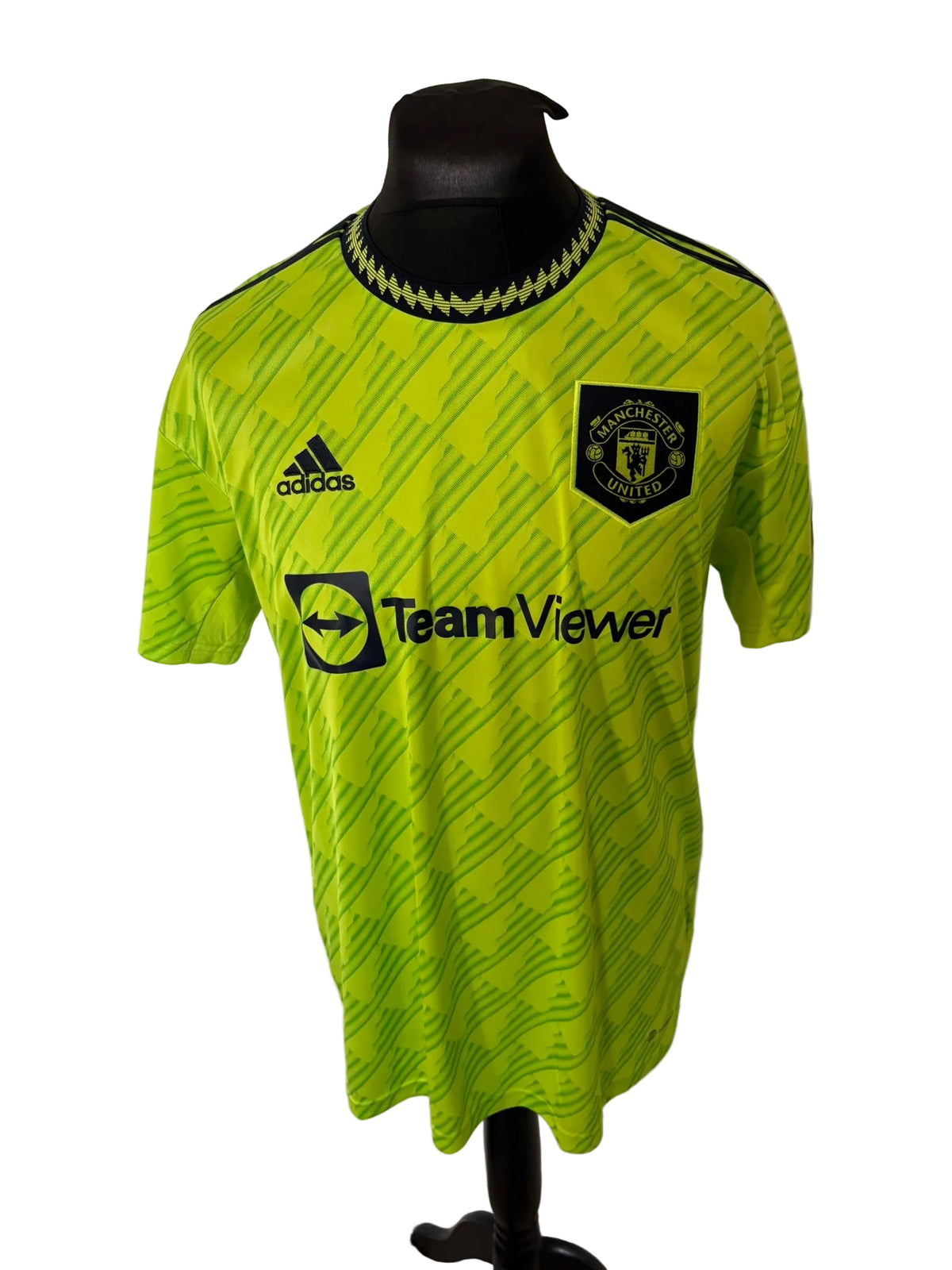 Manchester United 2022-23 third football shirt, green, Large, Adidas, Antony, front