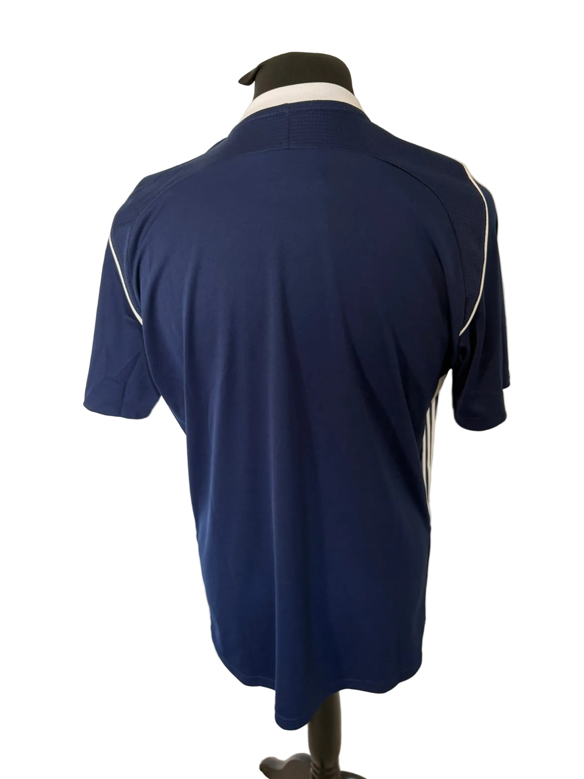 West Bromwich Albion 2017-18 home football shirt, navy and white, Large, Adidas, back