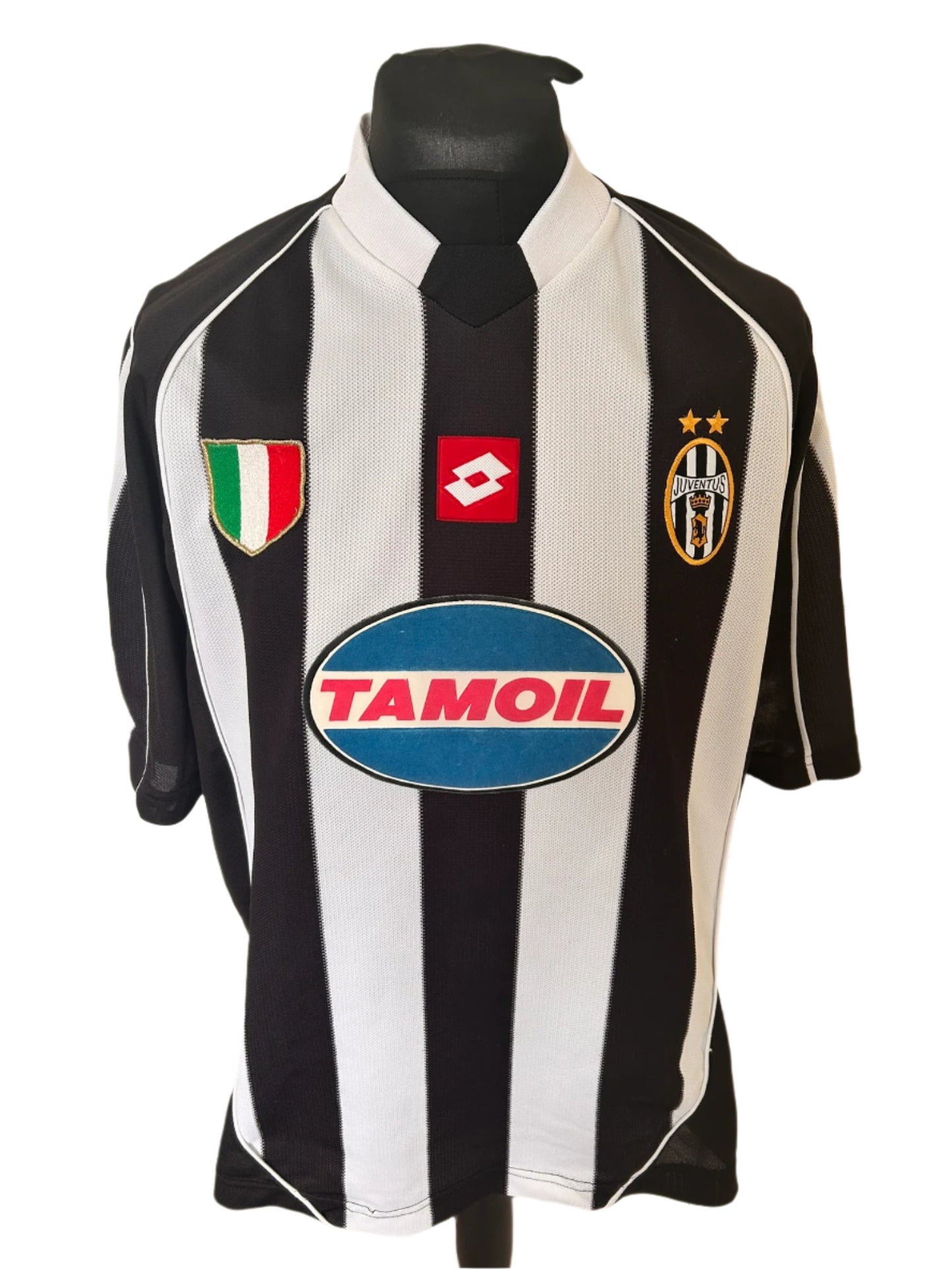 Juventus 2002-03 European Home Football Shirt Extra Large XL Lotto